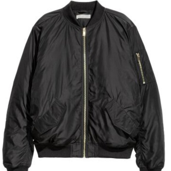 H&M Oversized Bomber Jacket - Picture 3 of 6